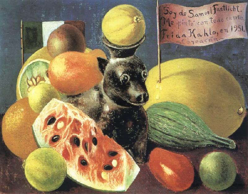 Frida Kahlo Still Life Dedicated to Samuel Fastilicht